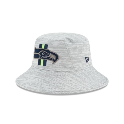 Sapca New Era Seattle Seahawks NFL Official NFL Training Stretch Bucket Hat - Albastri